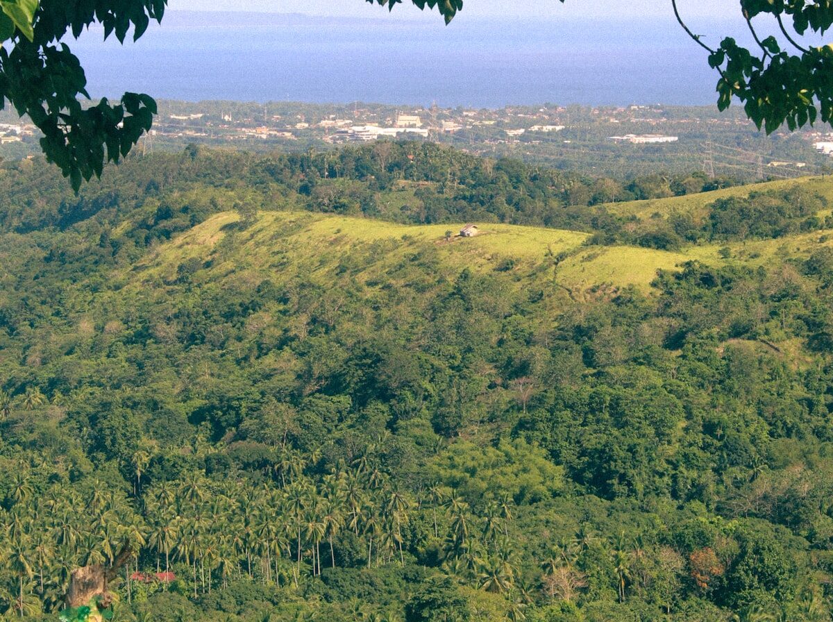 Tropical agricultural region in Mindanao, near Davao.
