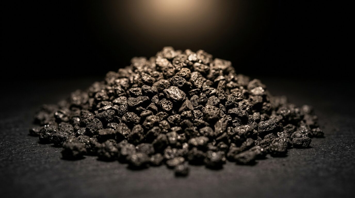Activated carbon granules.